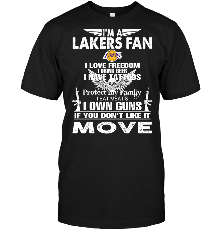 Los Angeles Lakers "i'm A Lakers Fan" Personality T-Shirt